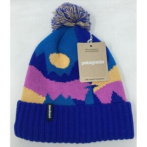 Patagonia Kids Beanie in Blue, Pink, Yellow